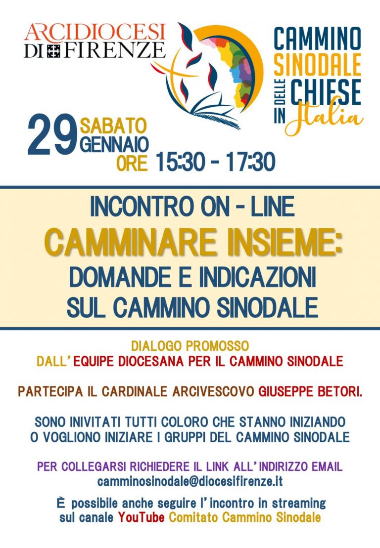 Incontro diocesano on-line per il cammino sinodale