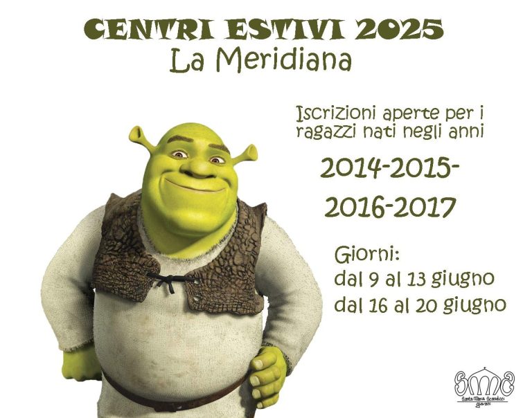 Centri Estivi 2025 alla Meridiana