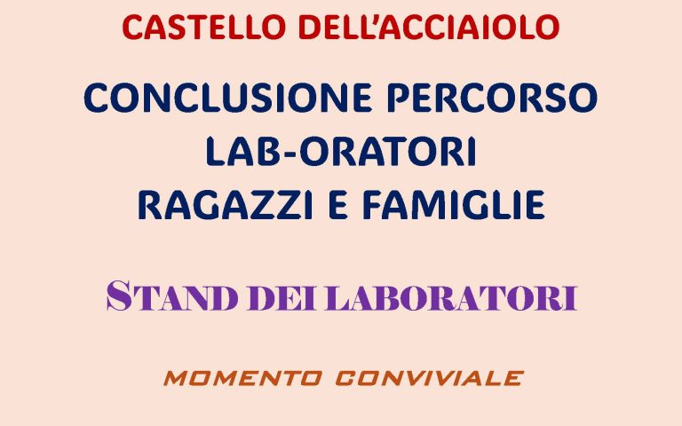 Conclusione percorso Lab-Oratori 7 giugno 2026