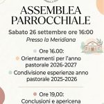 Assemblea Parrocchiale 26 settembre 2026